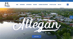 Desktop Screenshot of cityofallegan.org