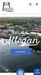 Mobile Screenshot of cityofallegan.org